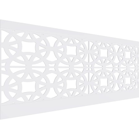 Ekena Millwork 40"H x 94 1/2"W Brownsville PVC Wainscot Paneling Kit WPK40X94BNE